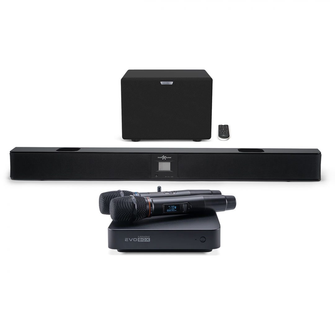 караоке-комплект EVOBOX Plus + EvoSound Bar (саундбар с караоке) в Суворове